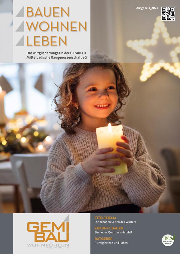 Bauen Wohnen Leben 3.2024 Mitgliedermagazin Gemibau